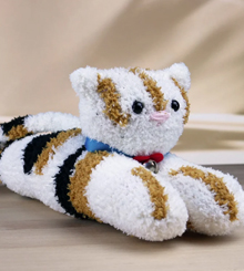 Calico pattern Sock Kitty