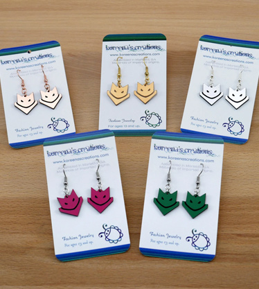 Selection of Catmander earrings