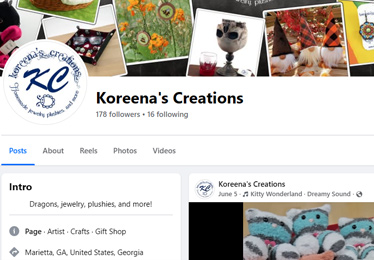 Screenshot of Facebook page